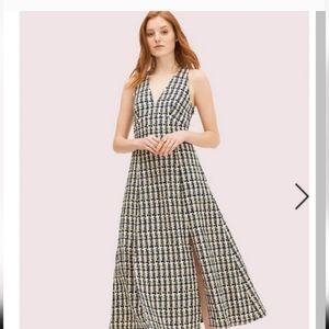 Kate Spade Pop Tweed Midi Dress